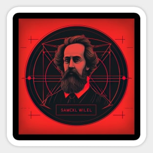 James Clerk Maxwell Sticker